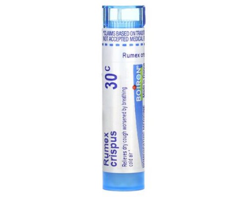 Boiron, Rumex Crispus, 30C, Dry Cough Relief, Approx 80 Pellets