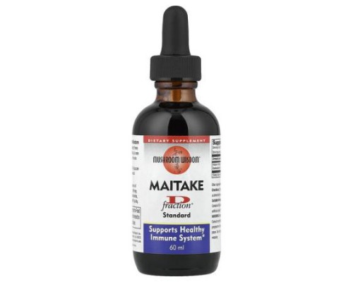 Mushroom Wisdom, Maitake D Fraction®, Standard, 60 ml Mushroom Wisdom, Maitake D Fraction®, Standard, 60 ml