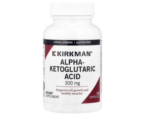 Kirkman Labs, Alpha-Ketoglutaric Acid, 100 Capsules Kirkman Labs, Alpha-Ketoglutaric Acid, 100 Capsules
