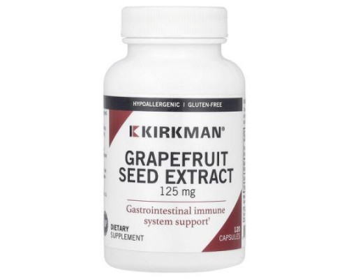 Kirkman Labs, Grapefruit Seed Extract, 125 mg, 120 Capsules
