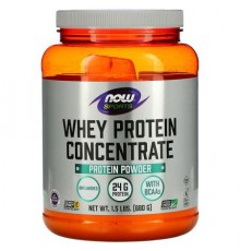 NOW Foods, Sports, Whey Protein Concentrate Protein Powder, Unflavored, 1.5 lbs (680 g)