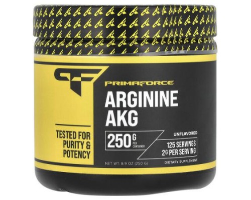 Primaforce, Arginine AKG, Unflavored, 8.9 oz (250 g) Primaforce, Arginine AKG, Unflavored, 8.9 oz (250 g)