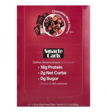 NuGo Nutrition, Smarte Carb® Protein Bar, Chocolate Black Cherry, 12 Bars, 1.76 oz (50 g) Each
