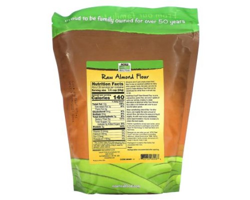 NOW Foods, Real Food, Raw Almond Flour, 22 oz (624 g) NOW Foods, Real Food, Raw Almond Flour, 22 oz (624 g)