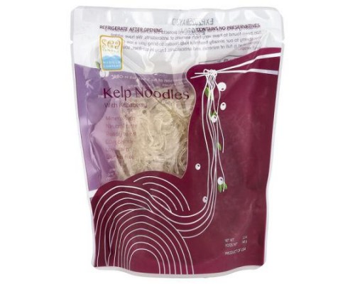 Sea Tangle Noodle Company, Kelp Noodles With Konaberry, 12 oz (340 g) Sea Tangle Noodle Company, Kelp Noodles With Konaberry, 12 oz (340 g)