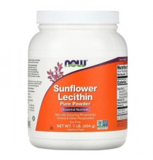 NOW Foods, Sunflower Lecithin, Pure Powder, 1 lb (454 g)