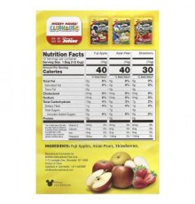 Brothers-All-Natural, Disney Junior, Fruit Crisps, Variety Pack, 12 Single Serve Bags, 4 oz (113 g)