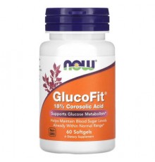 NOW Foods, GlucoFit, 60 Softgels (1.334 mg per Softgel)