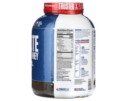 Dymatize, Elite 100% Whey Protein Powder, Rich Chocolate, 5 lbs (2.3 kg)
