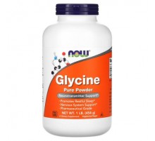 NOW Foods, Glycine, Pure Powder, 1 lb (454 g)