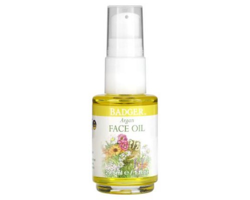 Badger, Argan Face Oil, 1 fl oz (29.5 ml) Badger, Argan Face Oil, 1 fl oz (29.5 ml)