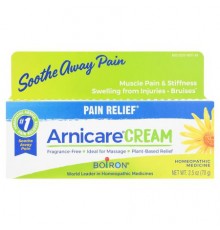 Boiron, Arnicare Cream, Pain Relief, Fragrance Free, 2.5 oz (70 g)