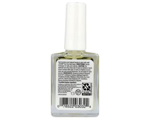 Jason Natural, Tea Tree Nail Saver, 0.5 fl oz (15 ml) Jason Natural, Tea Tree Nail Saver, 0.5 fl oz (15 ml)