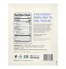 Rise Bar, Protein Bar, Vegan Sunflower Cinnamon, 12 Bars, 2.1 oz (60 g) Each