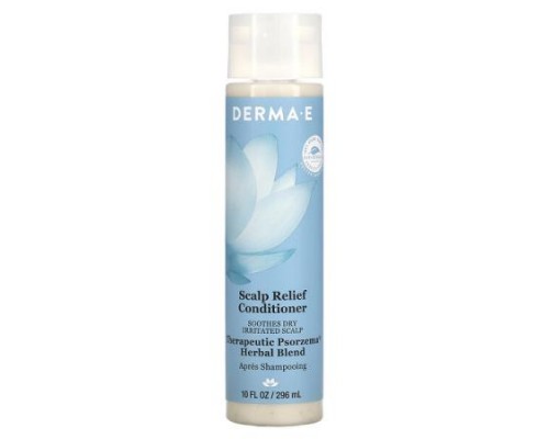 DERMA E, Scalp Relief Conditioner, Therapeutic Psorzema Herbal Blend, 10 fl oz (296 ml) DERMA E, Scalp Relief Conditioner, Therapeutic Psorzema Herbal Blend, 10 fl oz (296 ml)