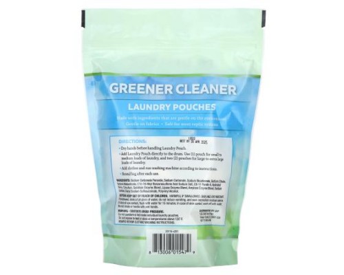 Dr. Mercola, Greener Cleaner, Laundry Pouches, Fragrance Free, 24 Pouches, 15.2 oz (431 g) Dr. Mercola, Greener Cleaner, Laundry Pouches, Fragrance Free, 24 Pouches, 15.2 oz (431 g)