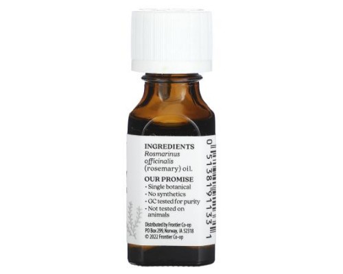 Aura Cacia, Pure Essential Oil, Rosemary, 0.5 fl oz (15 ml)