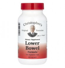 Christopher's Original Formulas, Lower Bowel Formula, 100 Vegetarian Caps