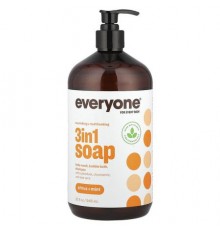 Everyone, 3 in 1 Soap, Citrus + Mint, 32 fl oz (946 ml)
