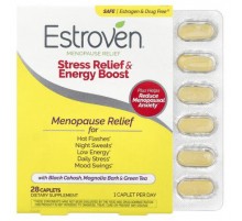 Estroven, Menopause Relief, Stress Relief & Energy Boost, 28 Caplets