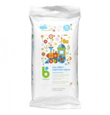 Babyganics, Toy, Table + Highchair Wipes, Fragrance Free, 25 Wipes