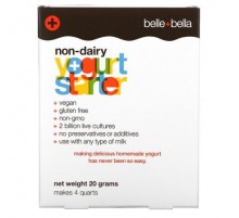 Belle+Bella, Non-Dairy Yogurt Starter, 4 Packets, (5 g) Each