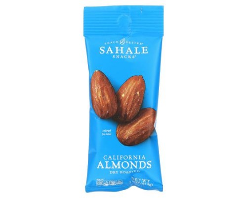 Sahale Snacks, California Almonds, Dry Roasted, 9 Packs, 1.5 oz (42.5 g) Each