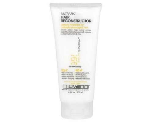 Giovanni, Nutrafix™ Hair Reconstructor, 6.8 fl oz (201 ml) Giovanni, Nutrafix™ Hair Reconstructor, 6.8 fl oz (201 ml)