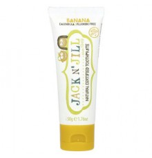 Jack n' Jill, Natural Certified Toothpaste, 6 Months+, Banana, 1.76 oz (50 g)