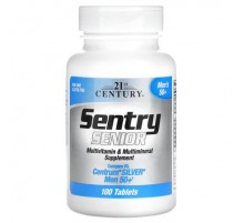 21st Century, Sentry Senior, Multivitamin & Multimineral Supplement, Men's 50+, 100 Tablets