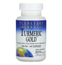 Planetary Herbals, Turmeric Gold™, 500 mg, 60 Capsules