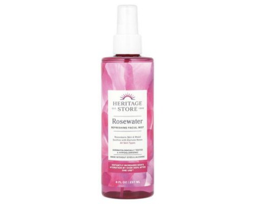 Heritage Store, Rosewater Refreshing Facial Mist, 8 fl oz (237 ml)