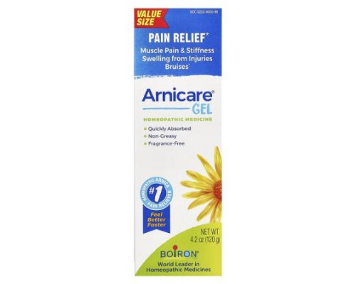 Boiron, Arnicare Gel, Pain Relief, Fragrance-Free, 4.2 oz (120 g) Boiron, Arnicare Gel, Pain Relief, Fragrance-Free, 4.2 oz (120 g)