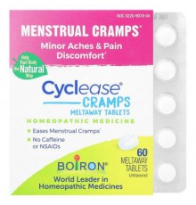 Boiron, Cyclease Cramps, Meltaway Tablets, Unflavored, 60 Meltaway Tablets