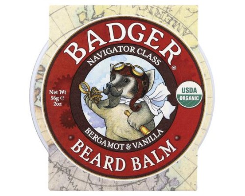 Badger, Beard Balm, Bergamot & Vanilla, 2 oz (56 g) Badger, Beard Balm, Bergamot & Vanilla, 2 oz (56 g)