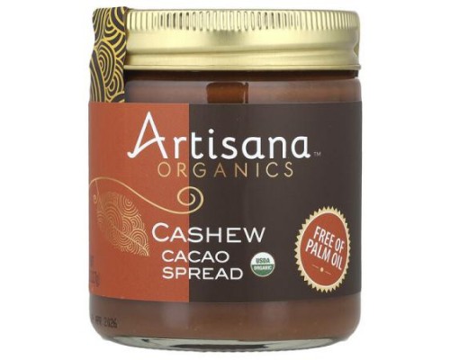 Artisana, Organics, Cashew Cacao Spread, 8 oz (227 g) Artisana, Organics, Cashew Cacao Spread, 8 oz (227 g)