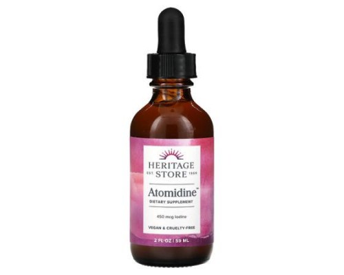Heritage Store, Atomidine, 450 mcg, 2 fl oz (59 ml) Heritage Store, Atomidine, 450 mcg, 2 fl oz (59 ml)