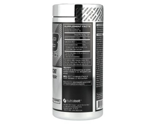 C4 / Cellucor, NO3 Chrome, Nitric Oxide Pump Amplifier, 90 Capsules C4 / Cellucor, NO3 Chrome, Nitric Oxide Pump Amplifier, 90 Capsules