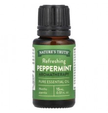 Nature's Truth, Pure Essential Oil, Refreshing Peppermint, 0.51 fl oz (15 ml)