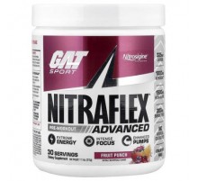 GAT, Sport, NITRAFLEX® Advanced, Pre-Workout, Fruit Punch, 11.1 oz (315 g)