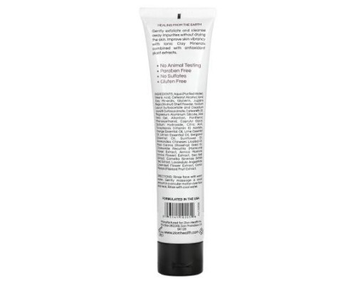 Zion Health, Face Scrub, Clay Cleanser, For All Skin Types, 4 oz (113 g)