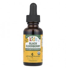 Herb Pharm, Kids Black Elderberry, Alcohol Free, 1 fl oz (30 ml)