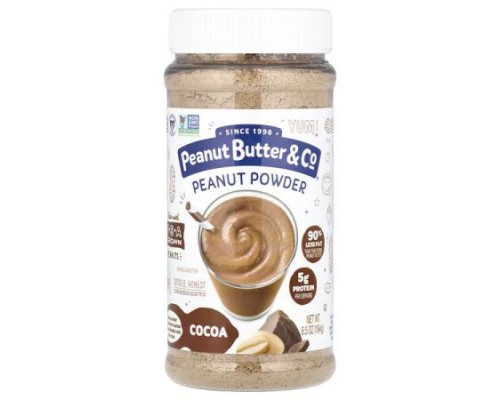 Peanut Butter & Co., Peanut Powder, Cocoa , 6.5 oz (184 g) Peanut Butter & Co., Peanut Powder, Cocoa , 6.5 oz (184 g)