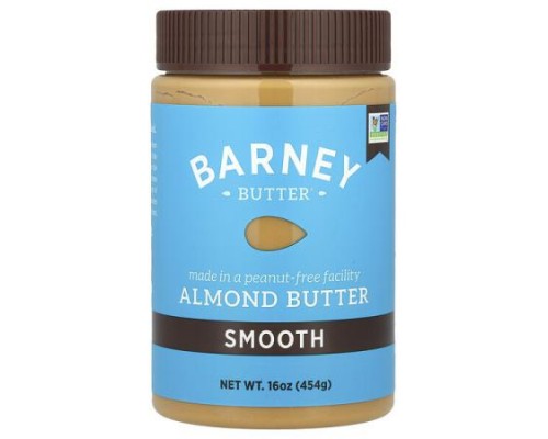 Barney Butter, Almond Butter, Smooth, 16 oz (454 g) Barney Butter, Almond Butter, Smooth, 16 oz (454 g)