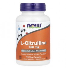 NOW Foods, L-Citrulline, 750 mg, 90 Veg Capsules