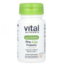 Vital Nutrients, Hyperbiotics®, Pro-Kids® Probiotic, Tangy Orange, 60 Vegan Chewables