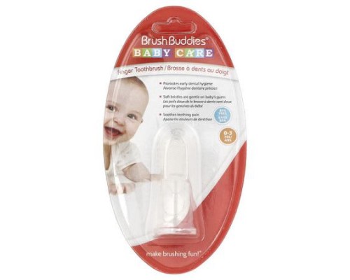 Brush Buddies, Baby Care, Finger Toothbrush, 0-3 Yrs, 1 Finger Toothbrush Brush Buddies, Baby Care, Finger Toothbrush, 0-3 Yrs, 1 Finger Toothbrush