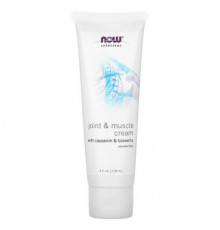 NOW Foods, Solutions, Joint and Muscle Cream, 4 fl oz (118 ml)