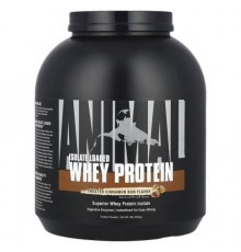 Animal, Isolate Loaded Whey Protein Powder, Frosted Cinnamon Bun, 4 lb (1.81 kg)