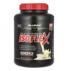 ALLMAX, ISOFLEX®, Pure Whey Protein Isolate, Vanilla, 5 lbs (2.27 kg)